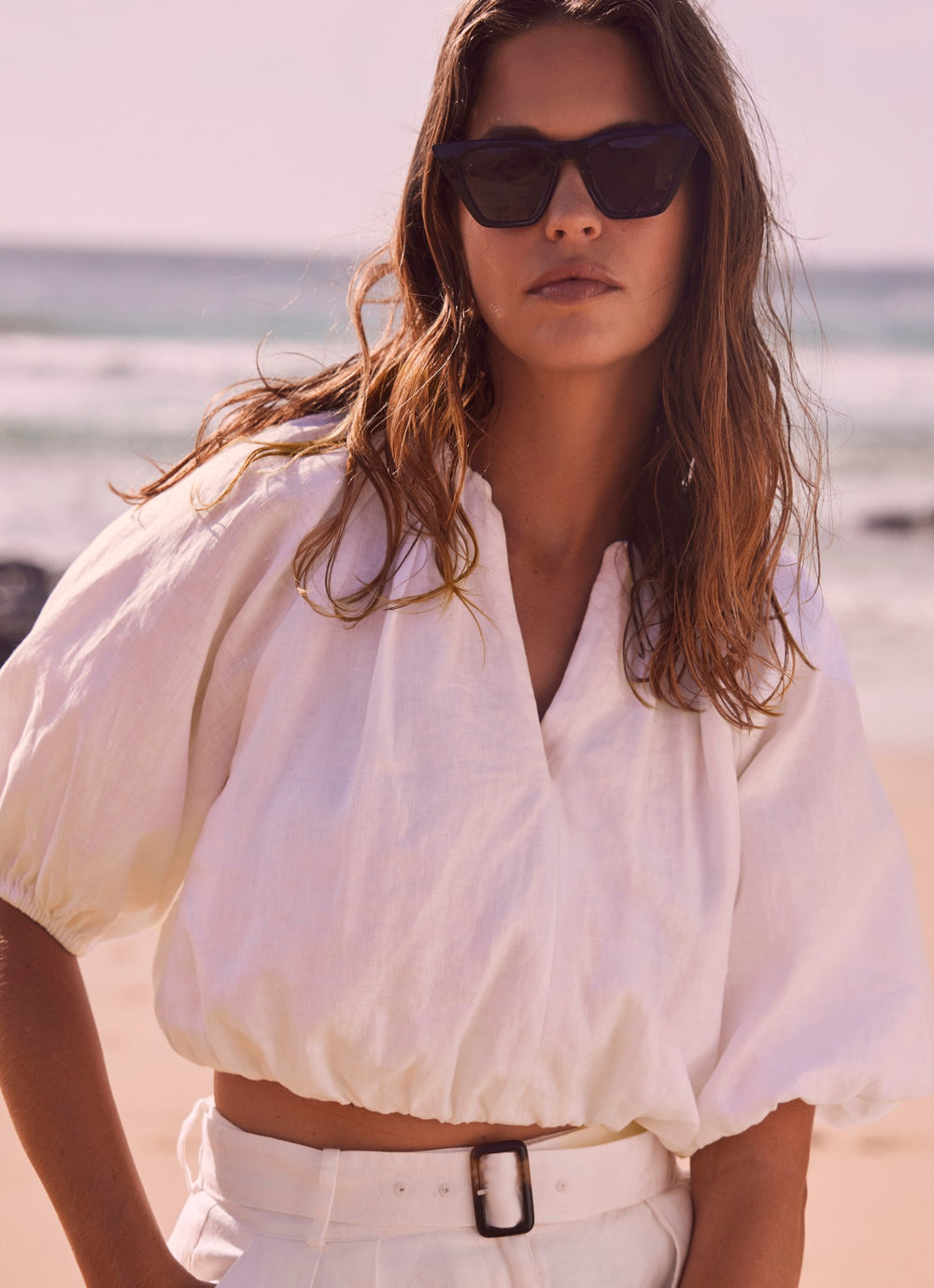 Black Cat Eye Sunglasses