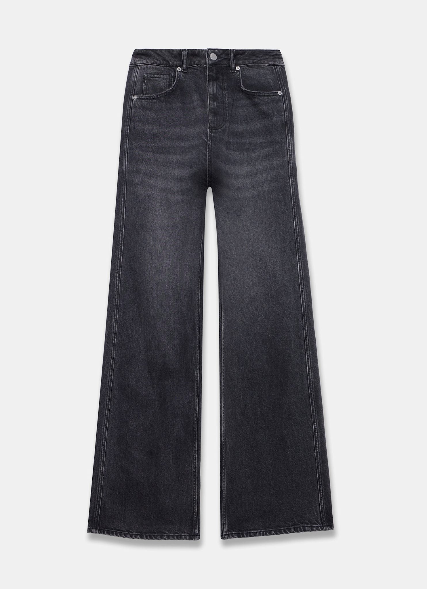 Black Wash Straight Jeans – Mint Velvet
