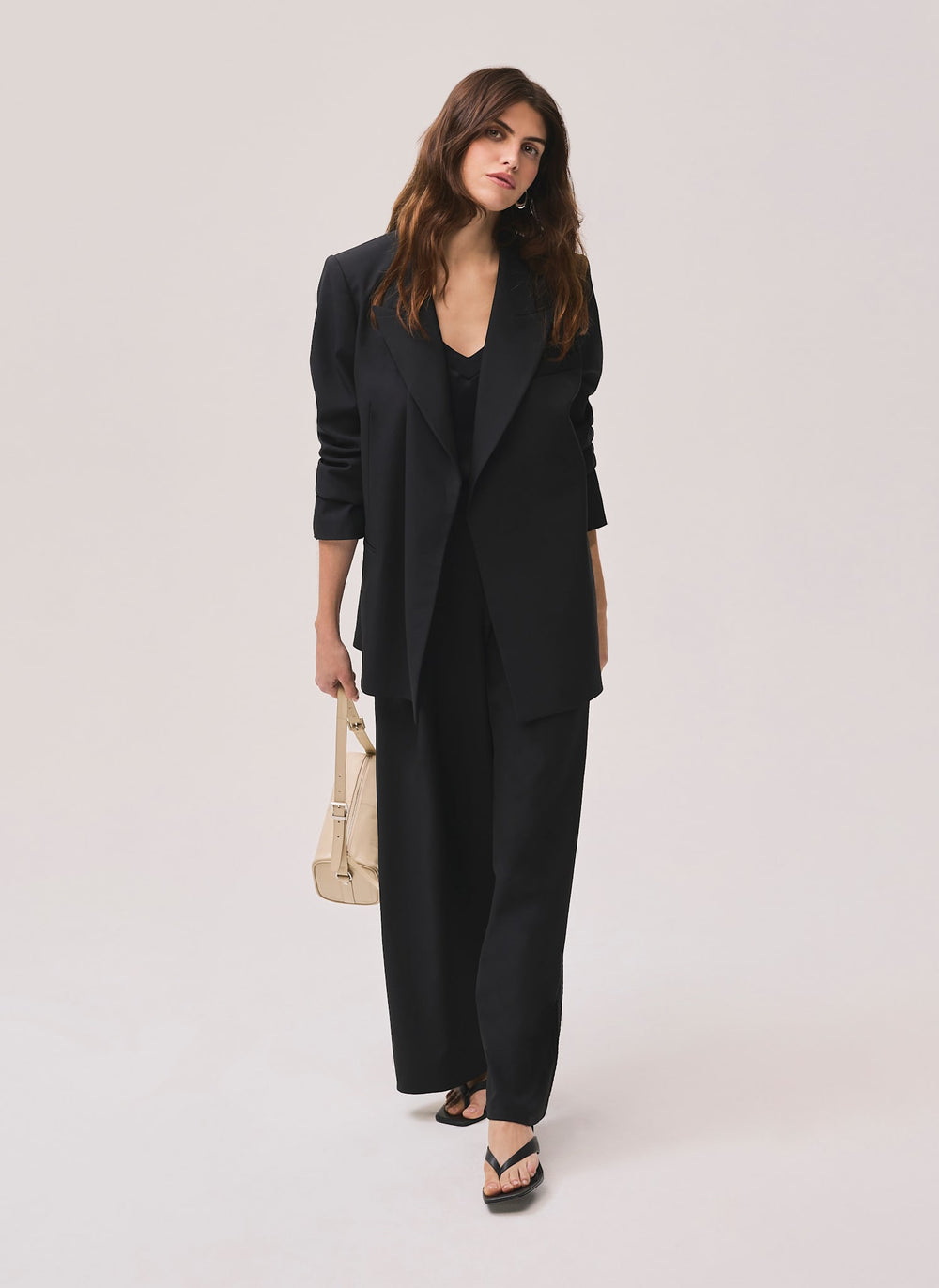 Black Longline Blazer