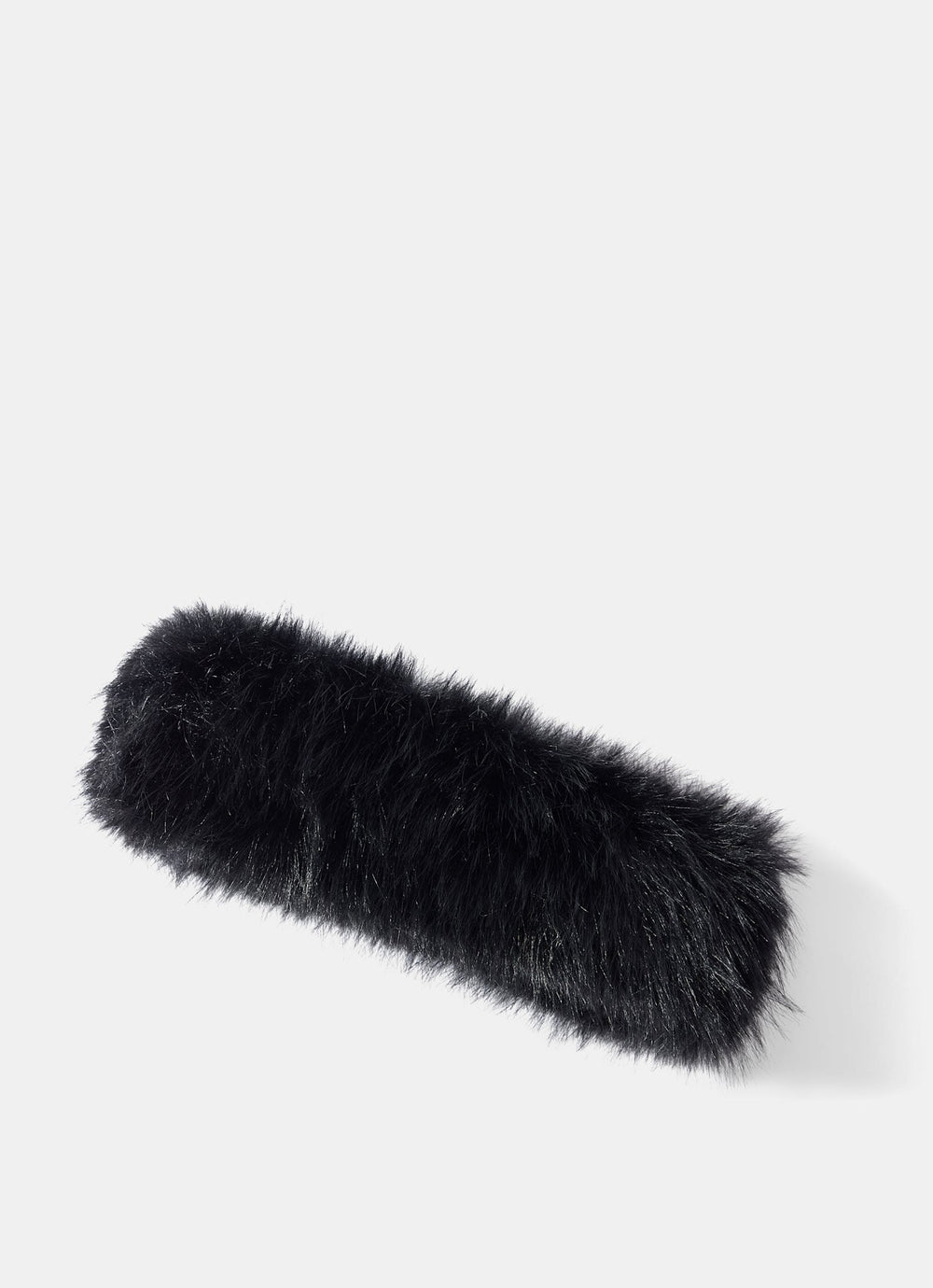 Black Faux Fur Headband