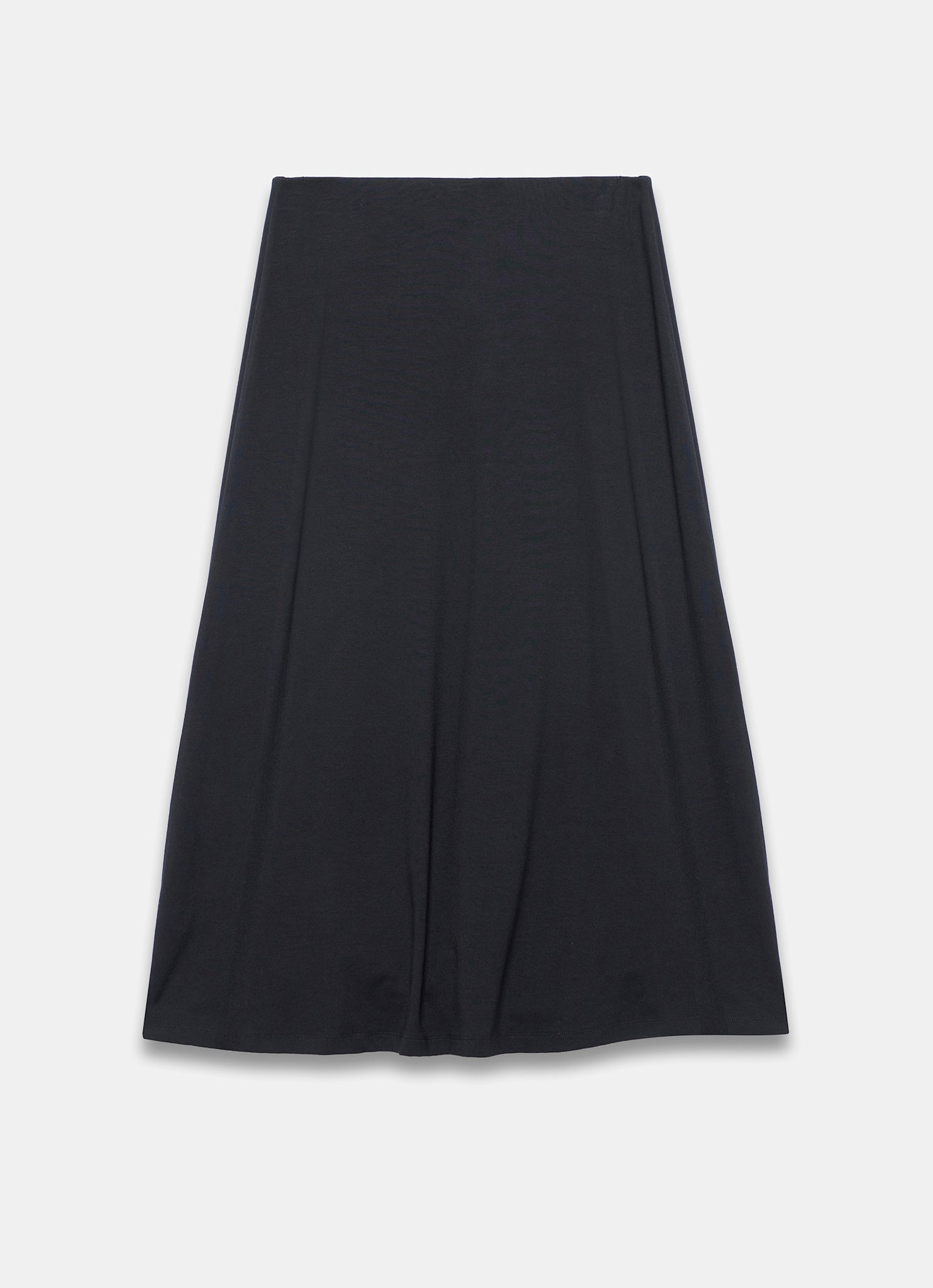Black Jersey Asymmetric Skirt – Mint Velvet