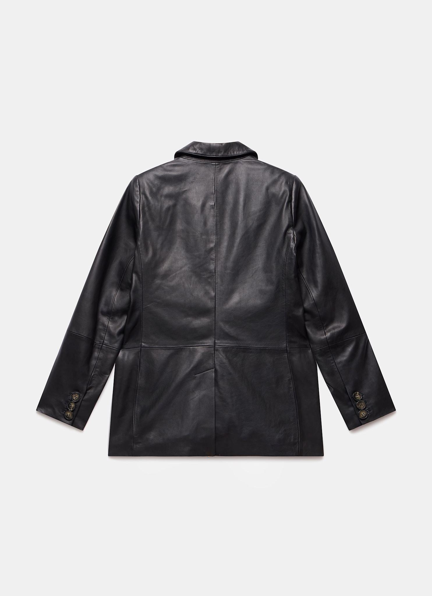 Black Leather Blazer – Mint Velvet