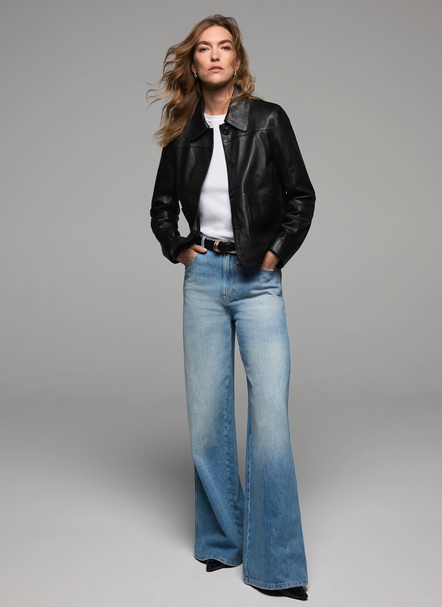 Black Leather Jacket – Mint Velvet