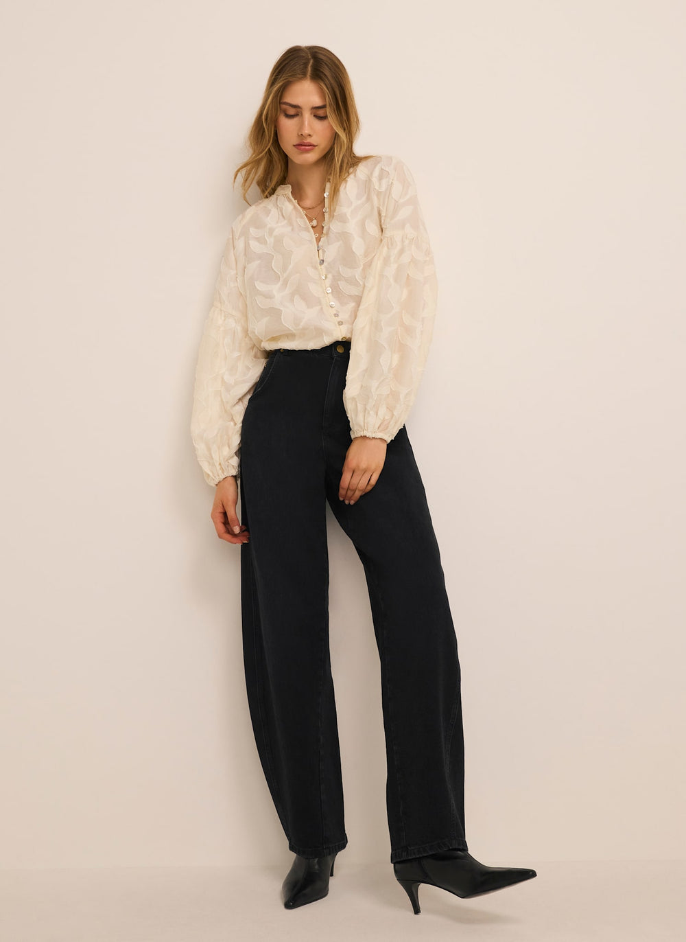 Washed Black Ultimate Barrel Jeans