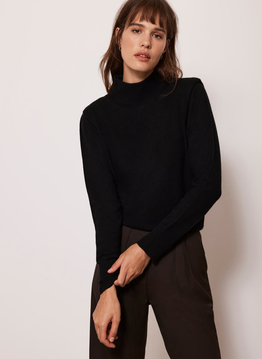 Black Roll Neck Jumper – Mint Velvet