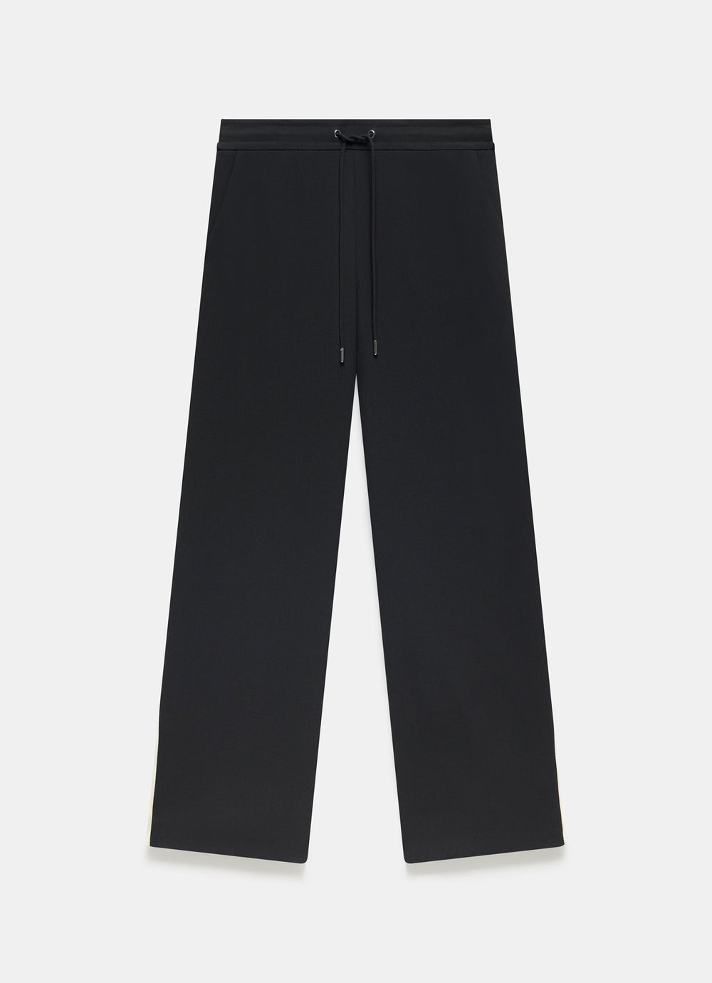 Black Side Stripe Wide Trousers – Mint Velvet - Main Image