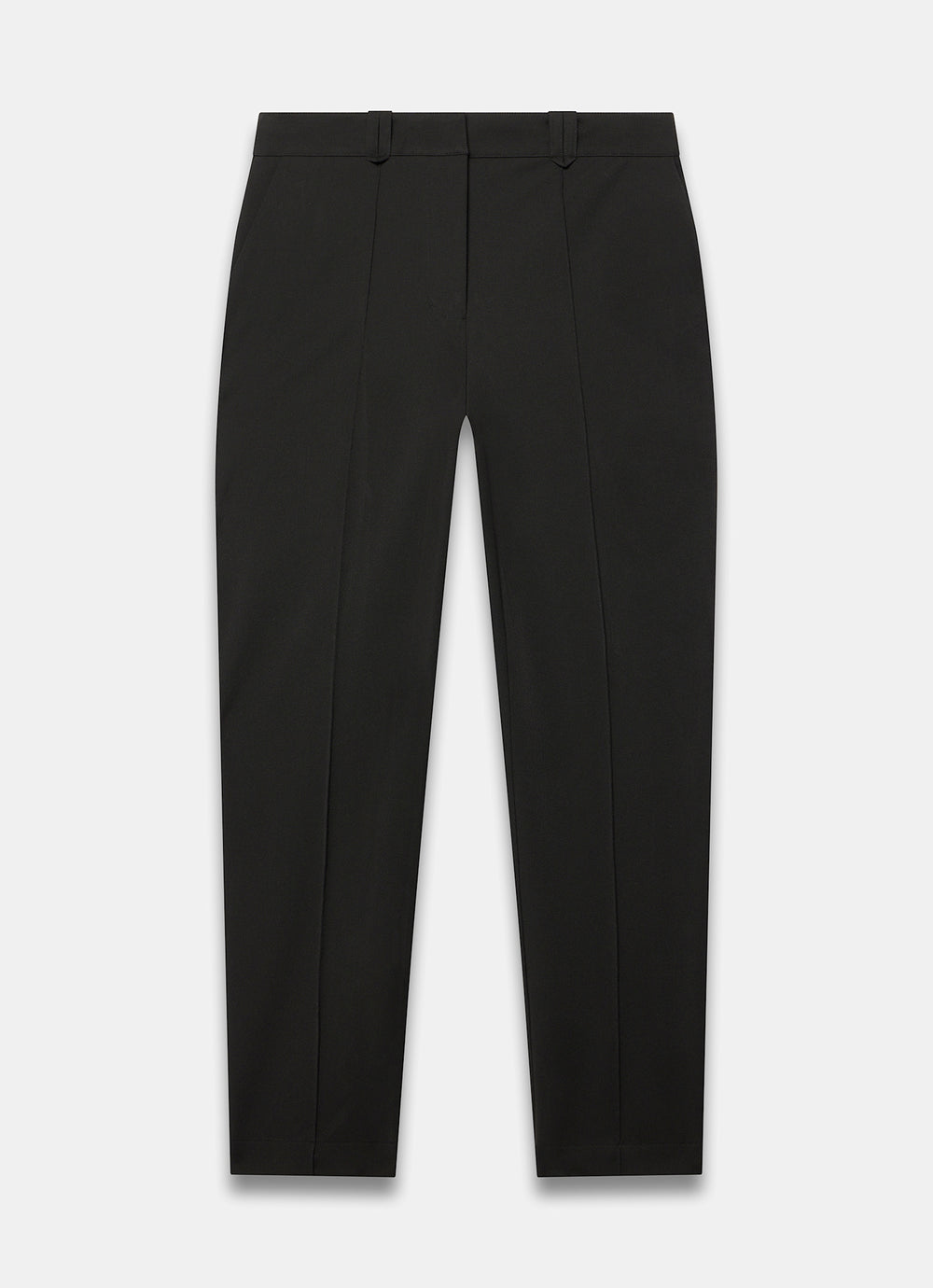Black Slim Split Detail Tailored Trousers