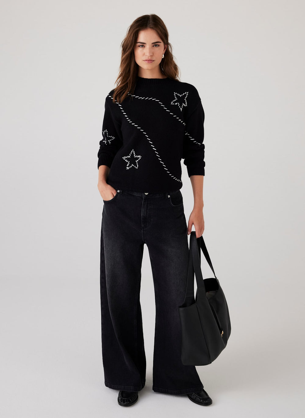 Black Star Detail Jumper