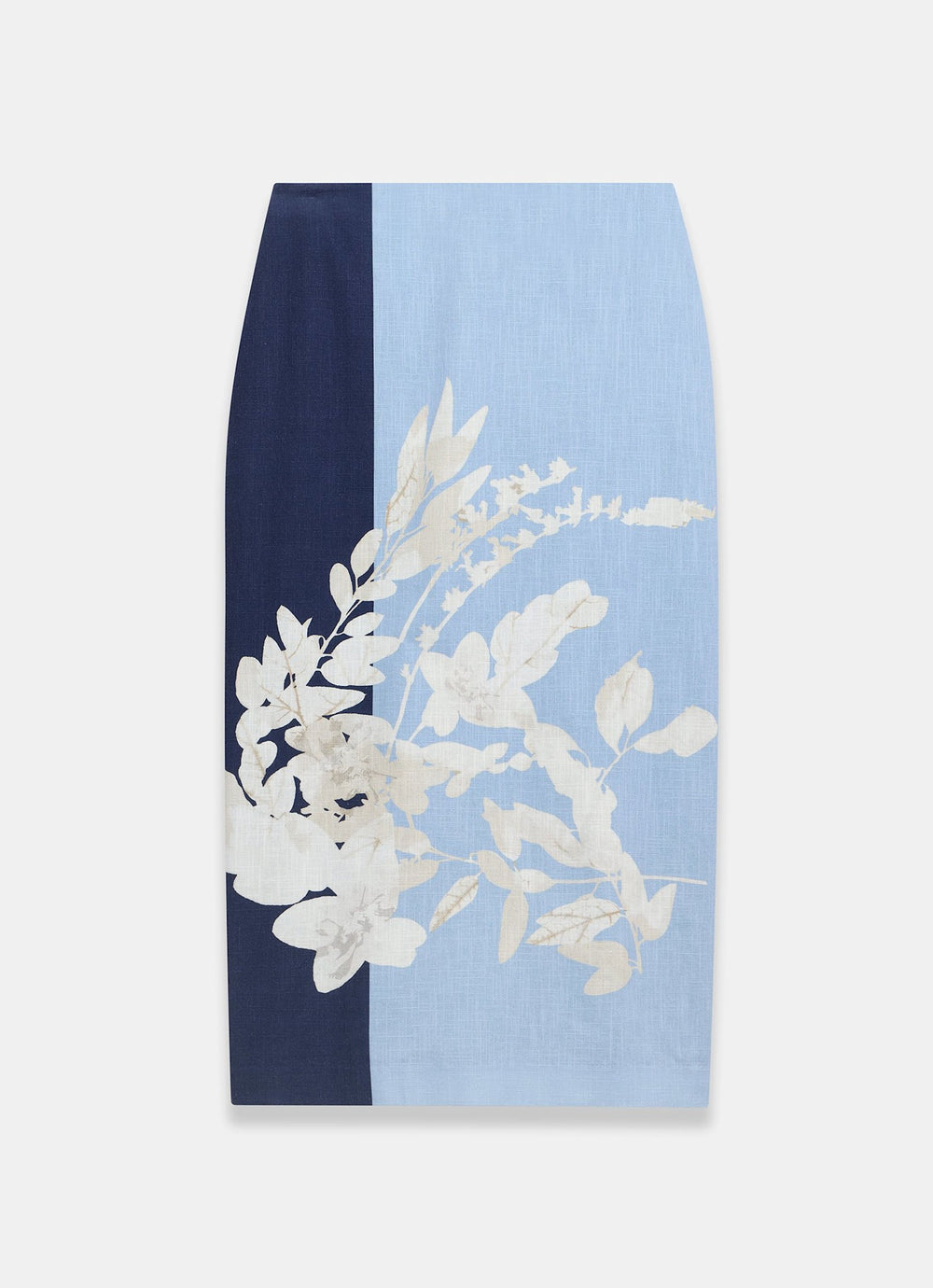 Blue Floral Print Pencil Skirt – Mint Velvet