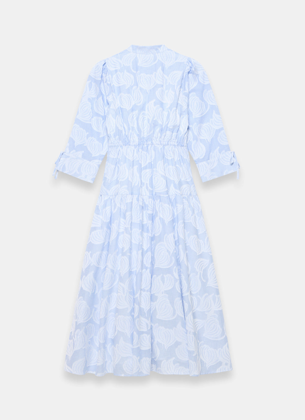 Blue Cotton Floral Shirt Midi Dress – Mint Velvet