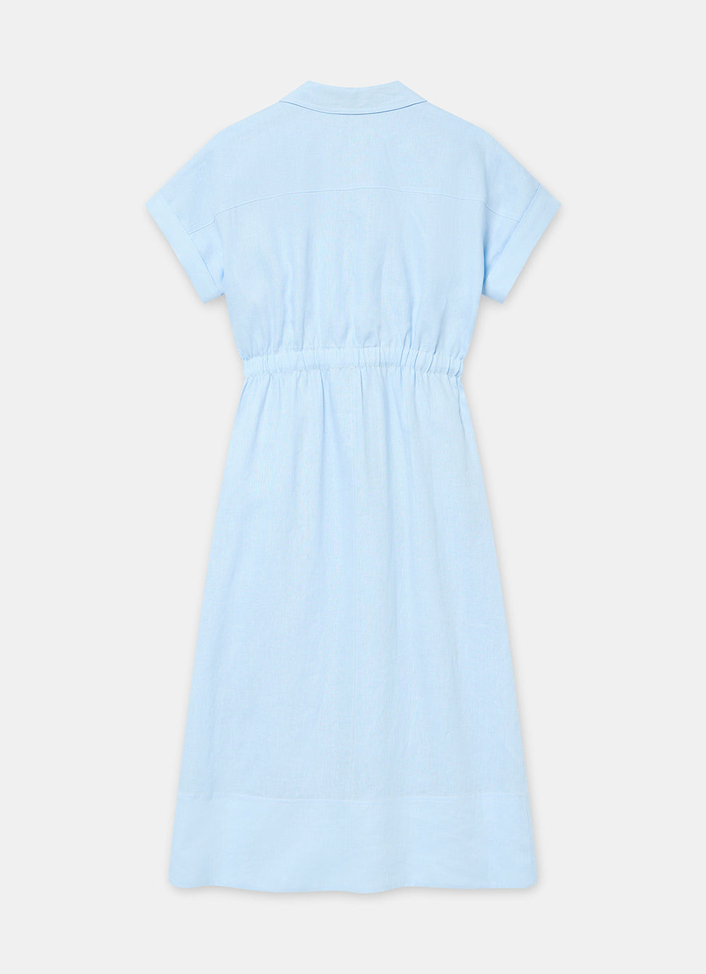 Blue Linen Midi Shirt Dress Mint Velvet Blue Linen Midi Shirt Dress Mint Velvet