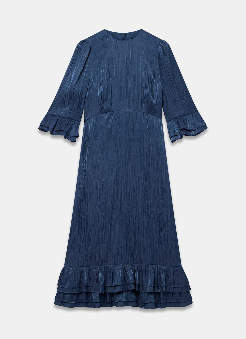 knee length dresses for ladies Meghan Velvet Wrap Maxi Dress