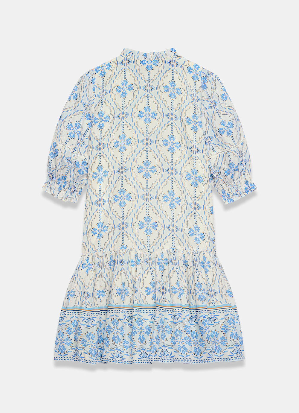 graphic print mini dress Blue Floral Print Mini Dress – Mint Velvet