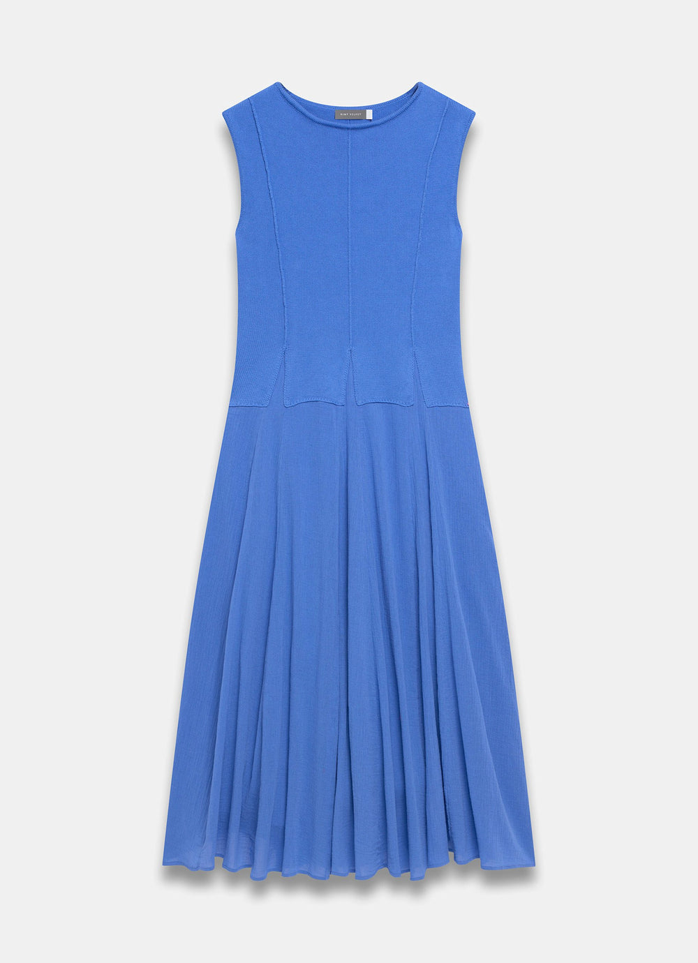 Blue Cotton Blend Drop Waist Maxi Dress Mint Velvet Blue Cotton Blend Drop Waist Maxi Dress Mint Velvet