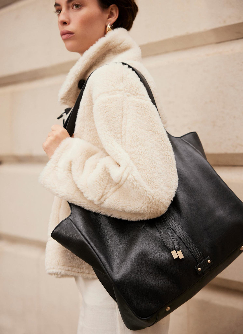 Bobbi Leather Tote Bag