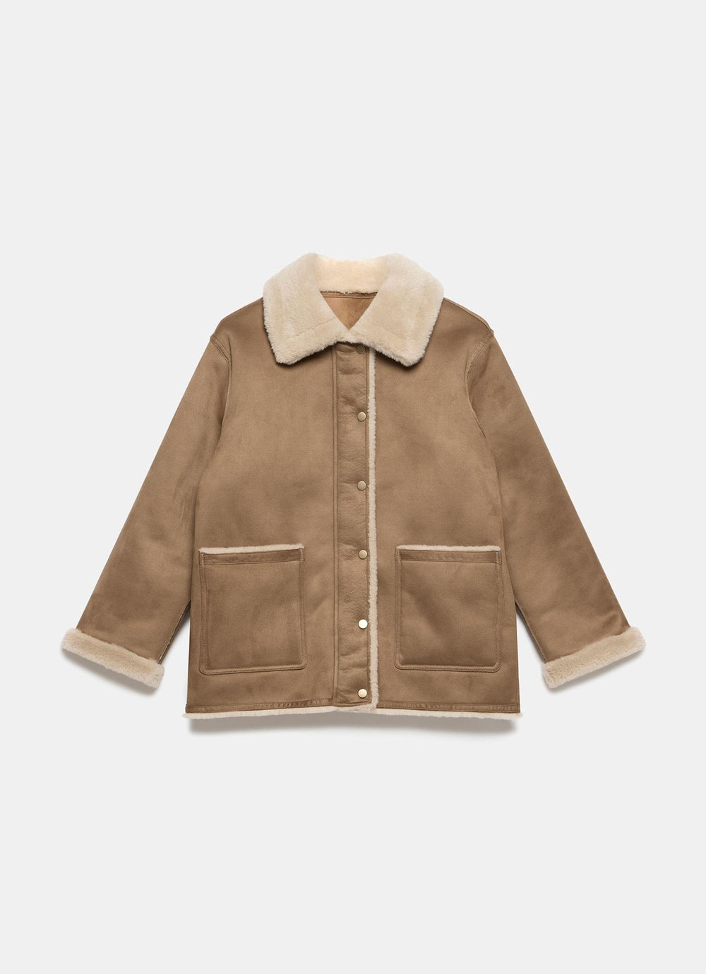 Tan Reversible Aviator Jacket – Mint Velvet