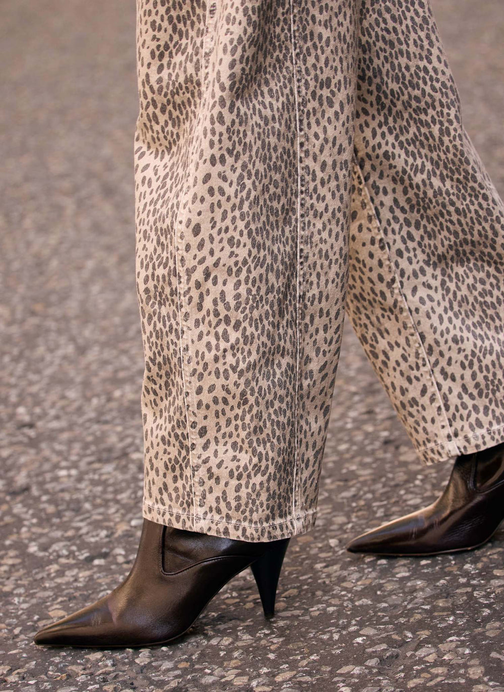 Brooke Brown Leather Ankle Boots
