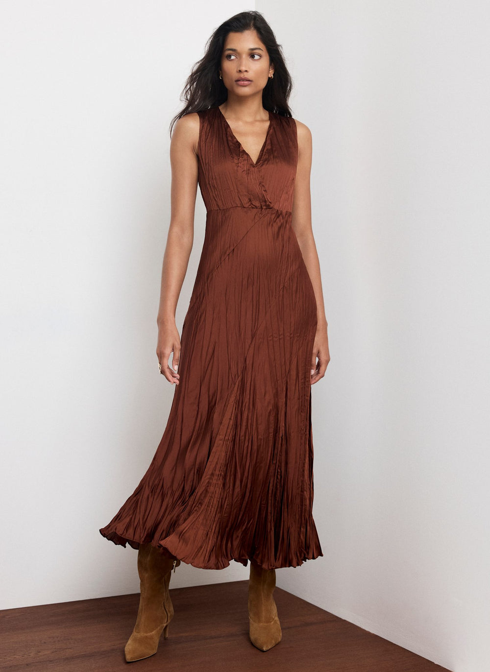 2 in 1 bridesmaid dresses Brown 2-in-1 Midi Dress – Mint Velvet Size:14y Dead Fantasy Cosplay Tifa BUNDLE-50FOR2135