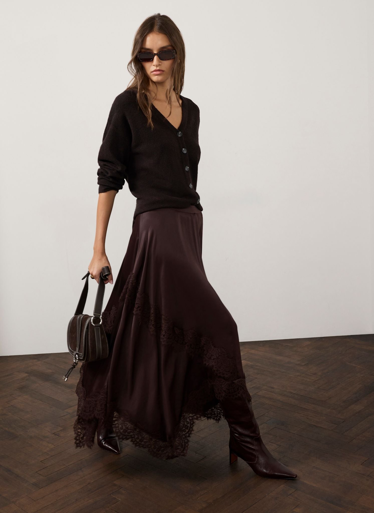 Orange Lace Maxi Skirt – Mint Velvet