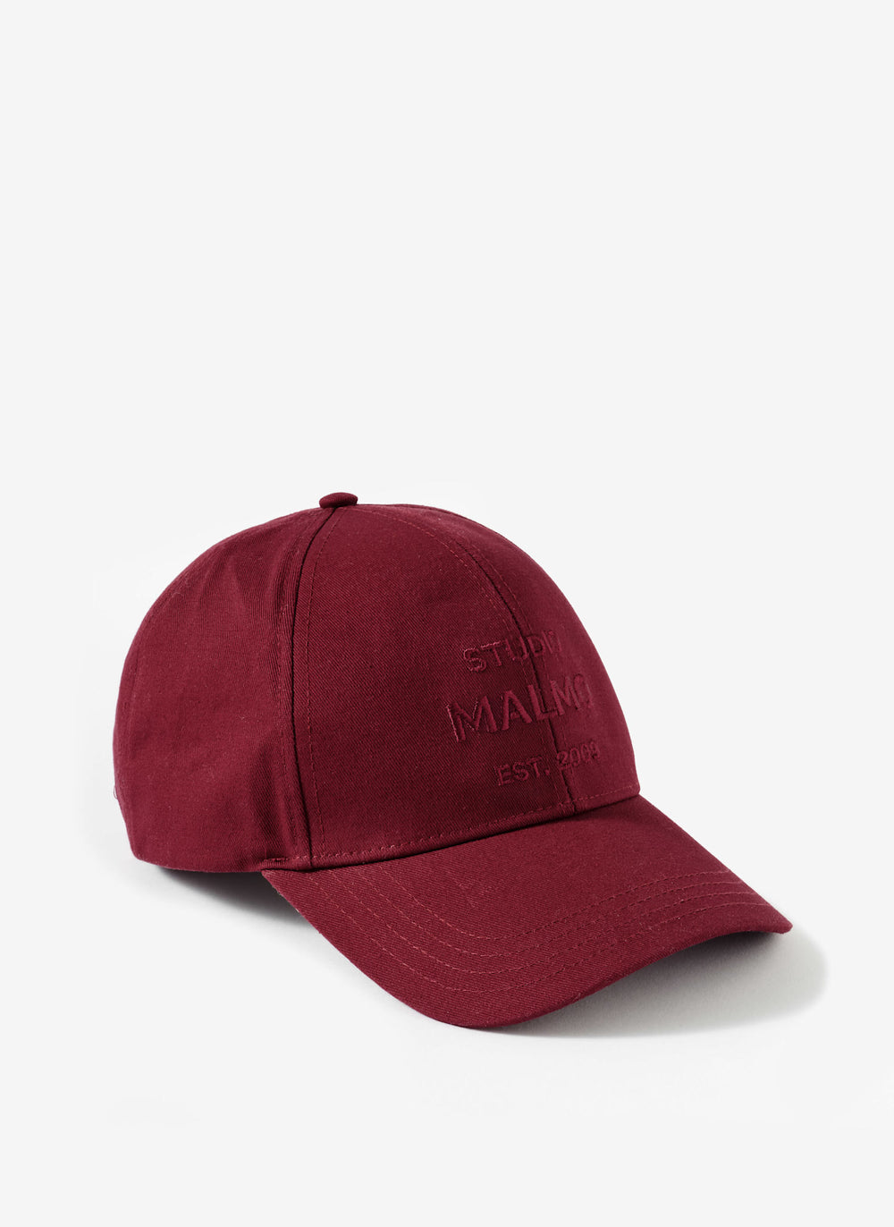 Burgundy Cotton Slogan Cap