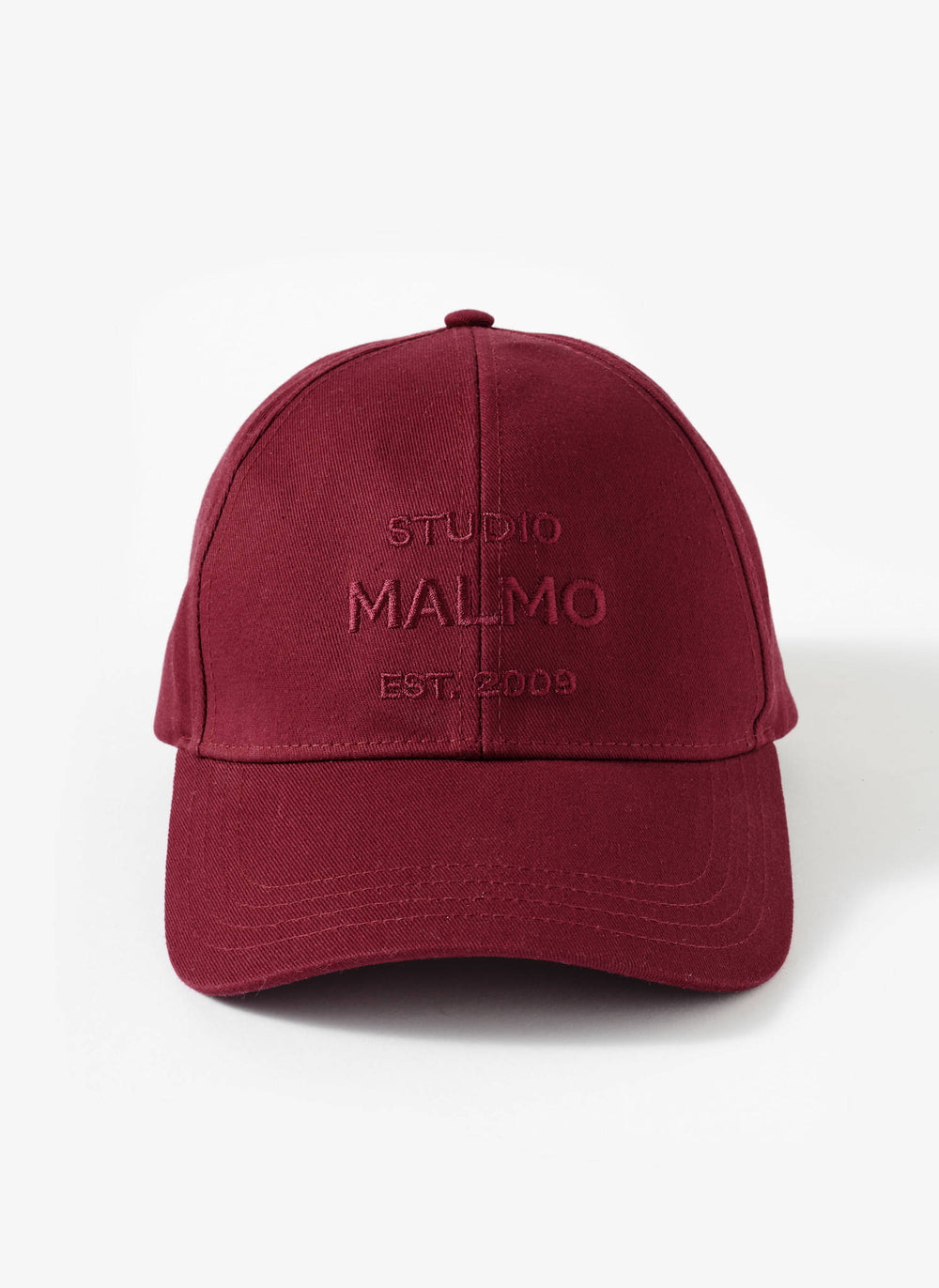 Burgundy Cotton Slogan Cap