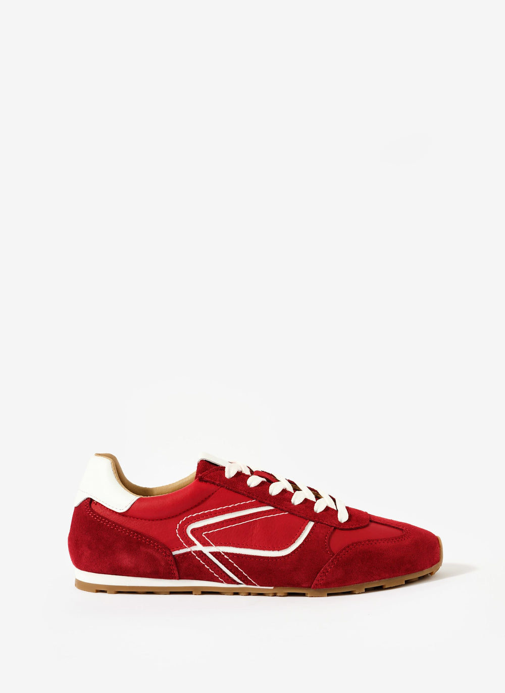 Cali Red Suede Trainers