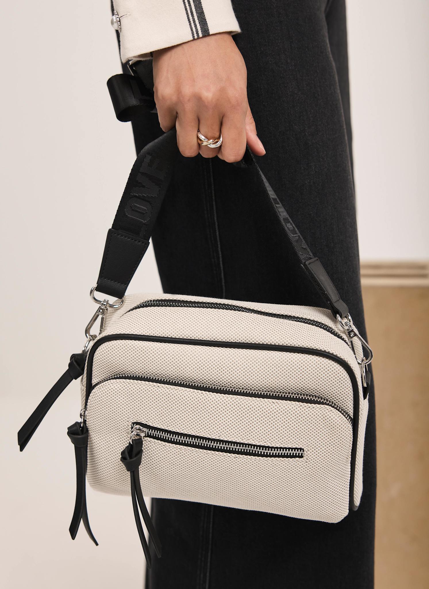 Canvas Cross Body Bag
