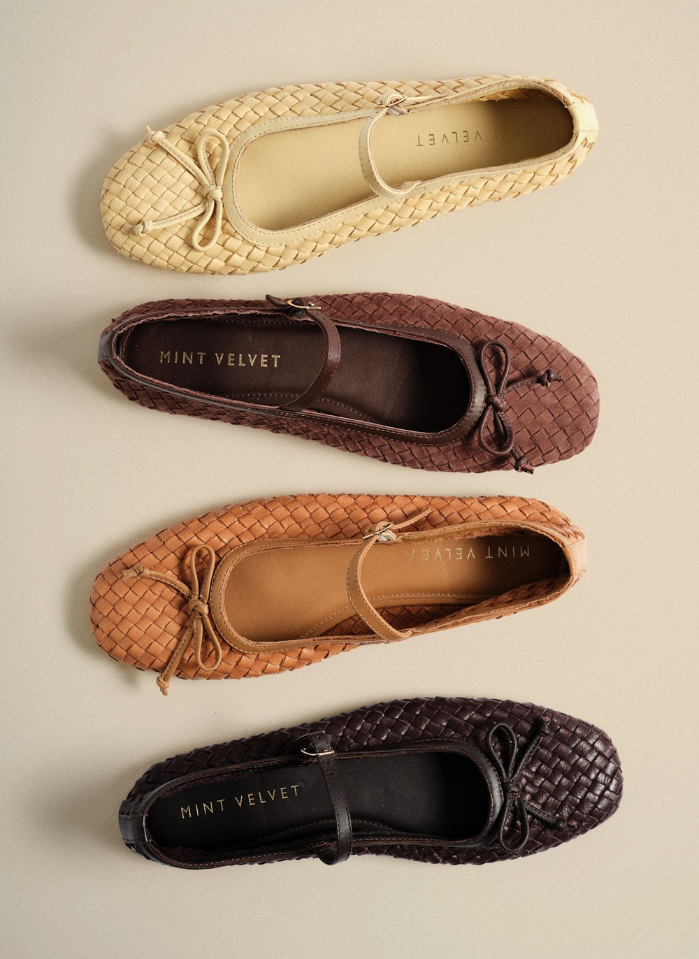 Charley Butter Yellow Leather Woven Pumps