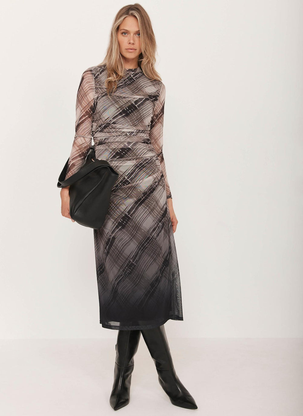 ralph lauren brown polka dot dress Chocolate Brown Ombre Dress