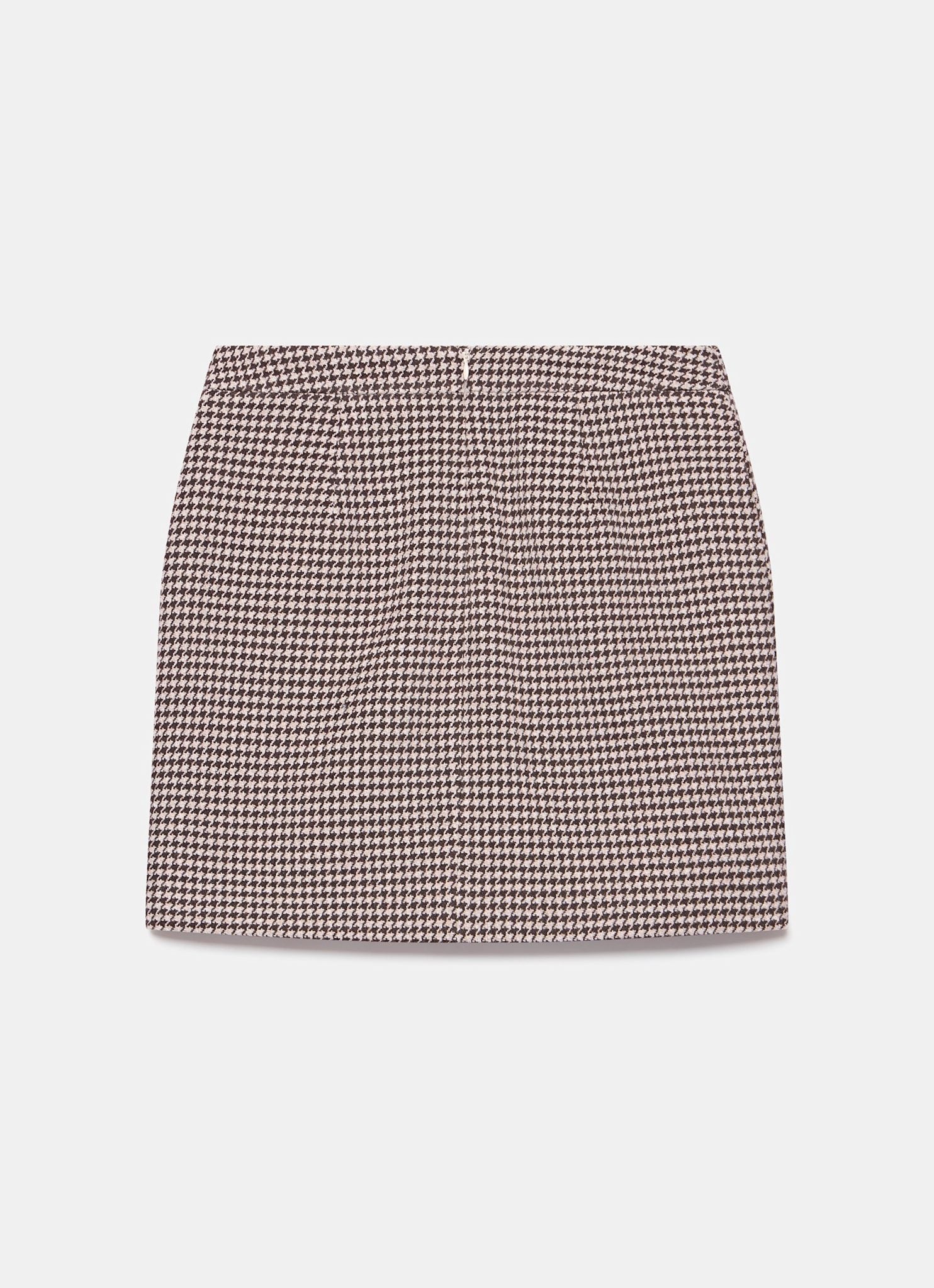 Brown Checked Mini Skirt – Mint Velvet