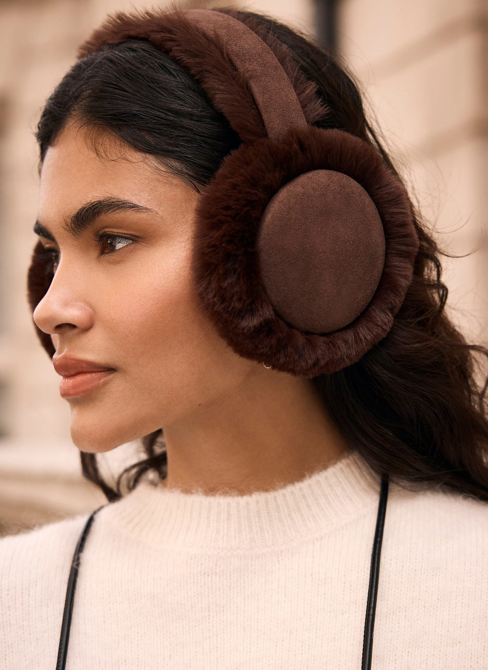 Brown Faux Fur Earmuffs
