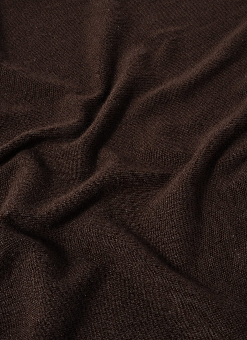 Brown Wrap Triangle Knit Scarf