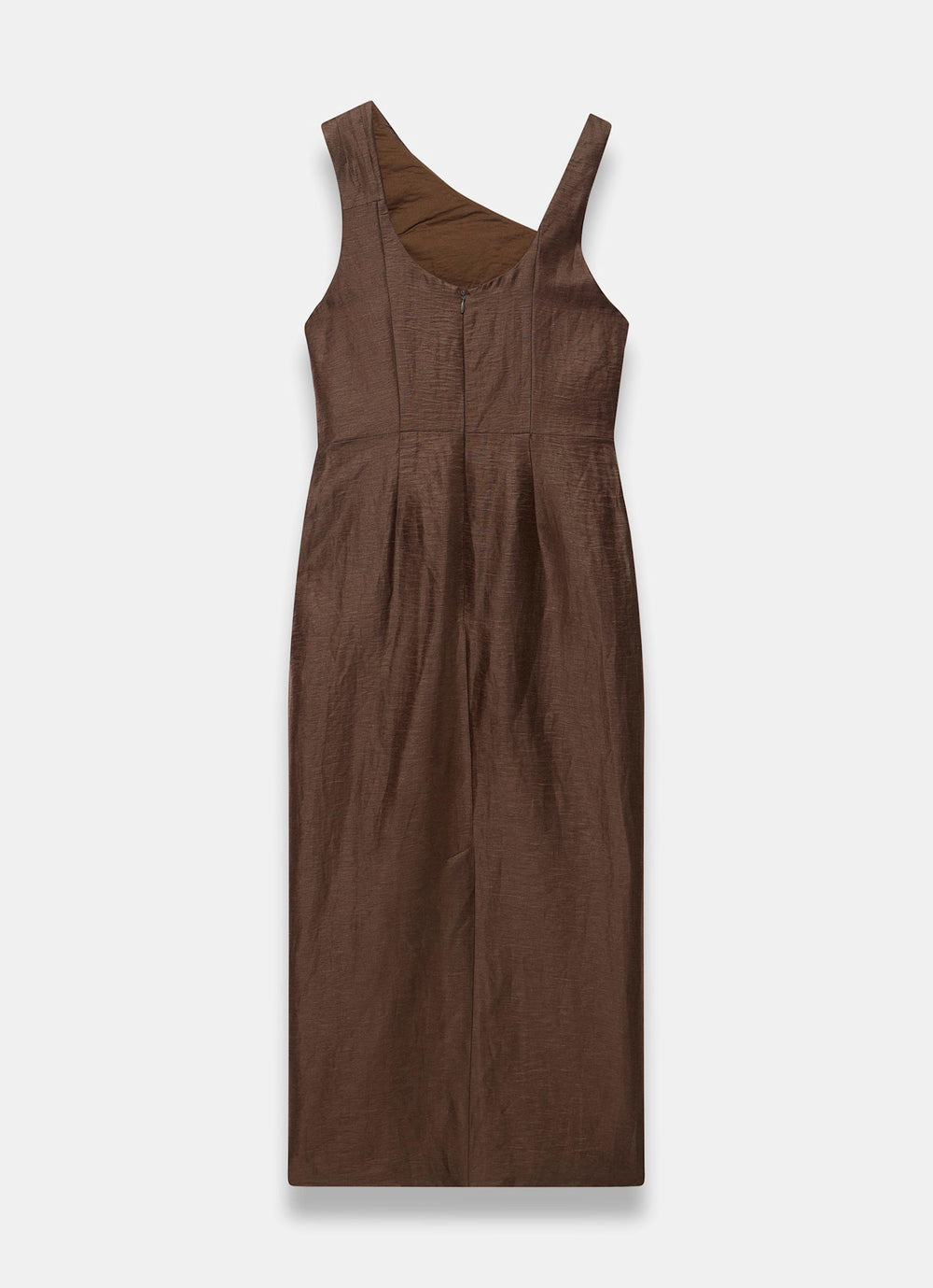 Mint Velvet Brown Beige Blend Midi Dress | Size 02 | Brown | Sleeveless Mint Velvet Brown Beige Blend Midi Dress | Size 02 | Brown | Sleeveless