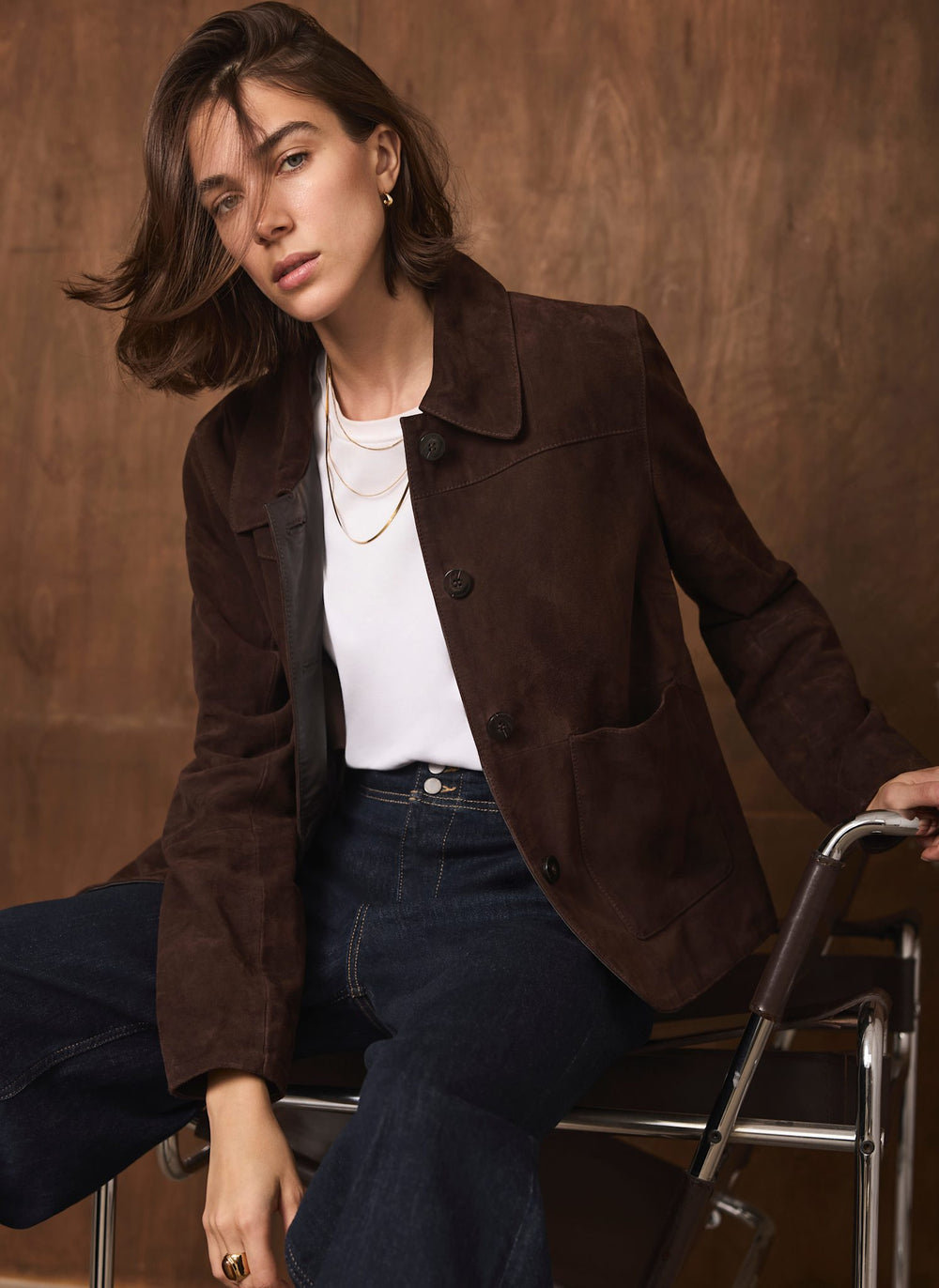 Brown Suede Jacket