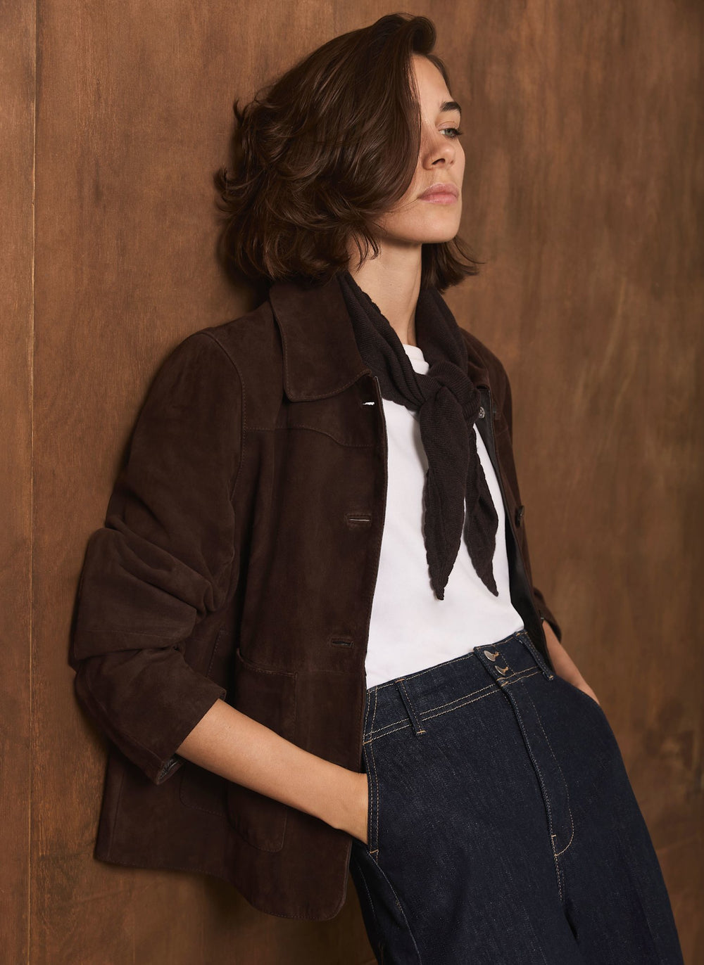 Brown Suede Jacket
