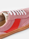Cici Pink Suede Trainers (Image 4)