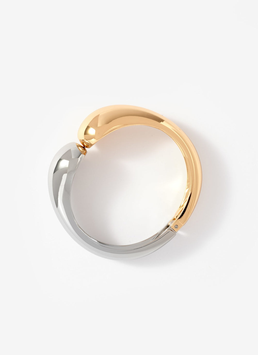 Mixed Metal Clasp Cuff