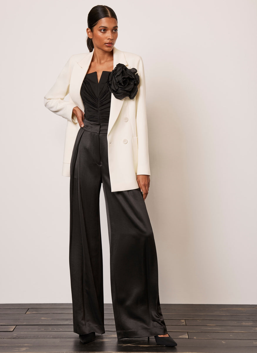 Cream Corsage Blazer Mint Velvet