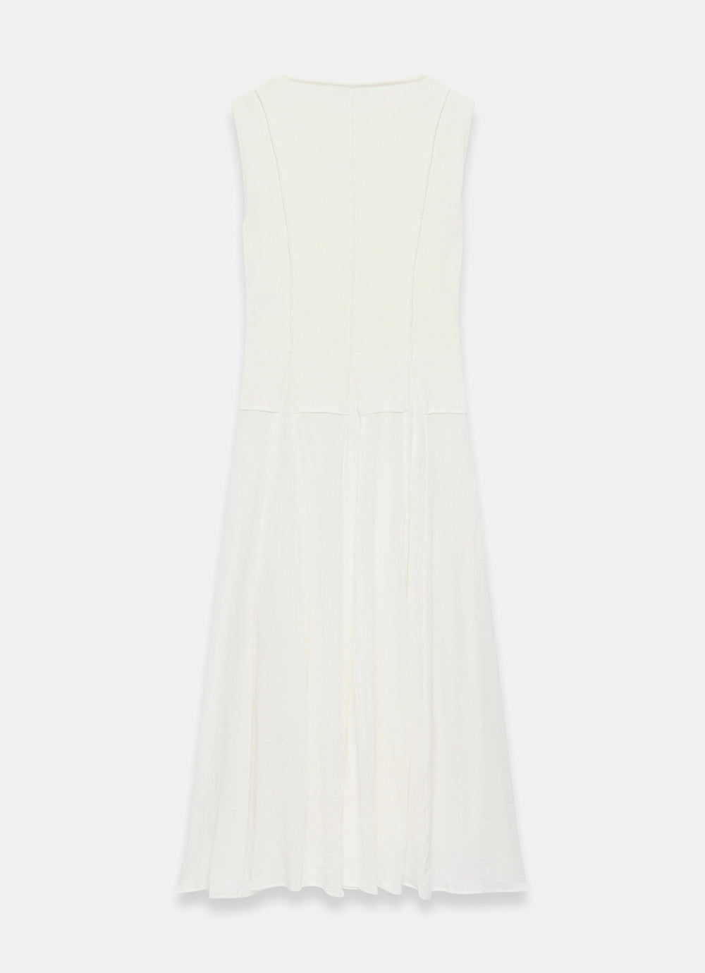 Cream Cotton Blend Drop Waist Maxi Dress – Mint Velvet
