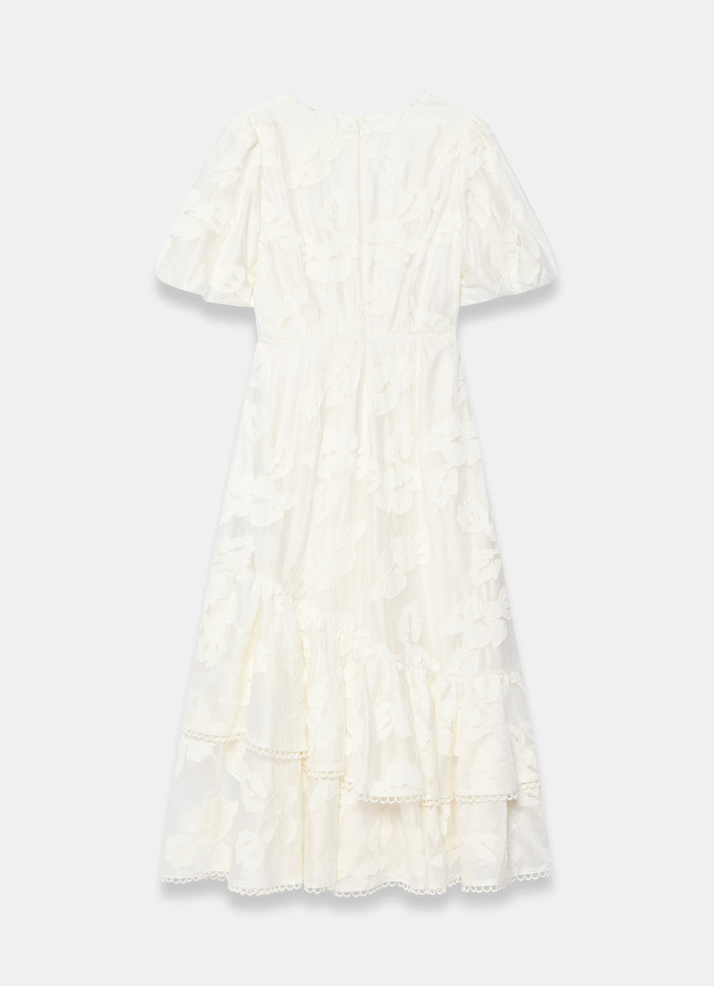 Mint Velvet Women's Cotton Blend Floral Maxi Dress - Ivory/Cream - Size 12 - Ivory Mint Velvet Women's Cotton Blend Floral Maxi Dress - Ivory/Cream - Size 12 - Ivory