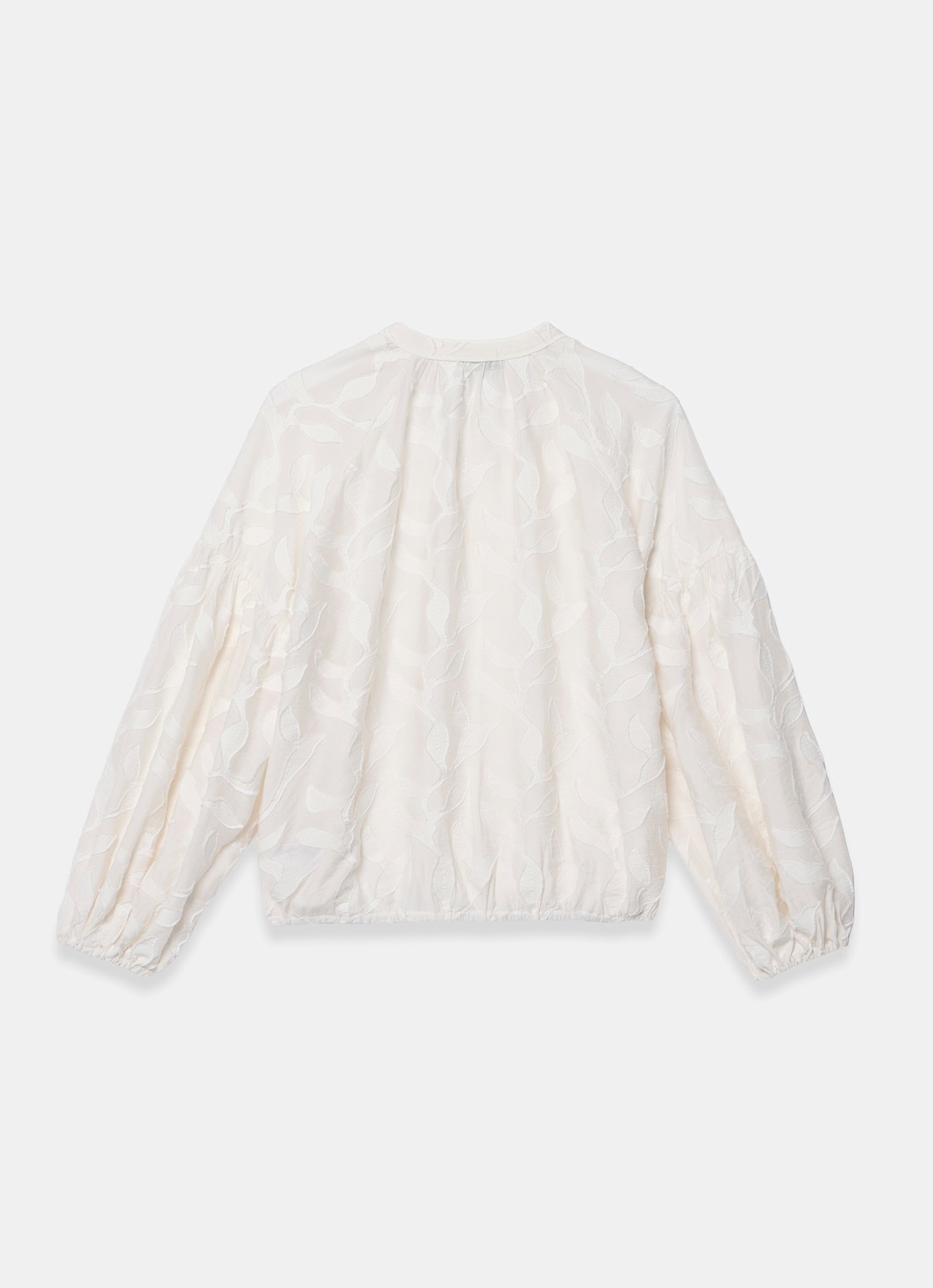 Cream Floral Jacquard Blouse – Mint Velvet