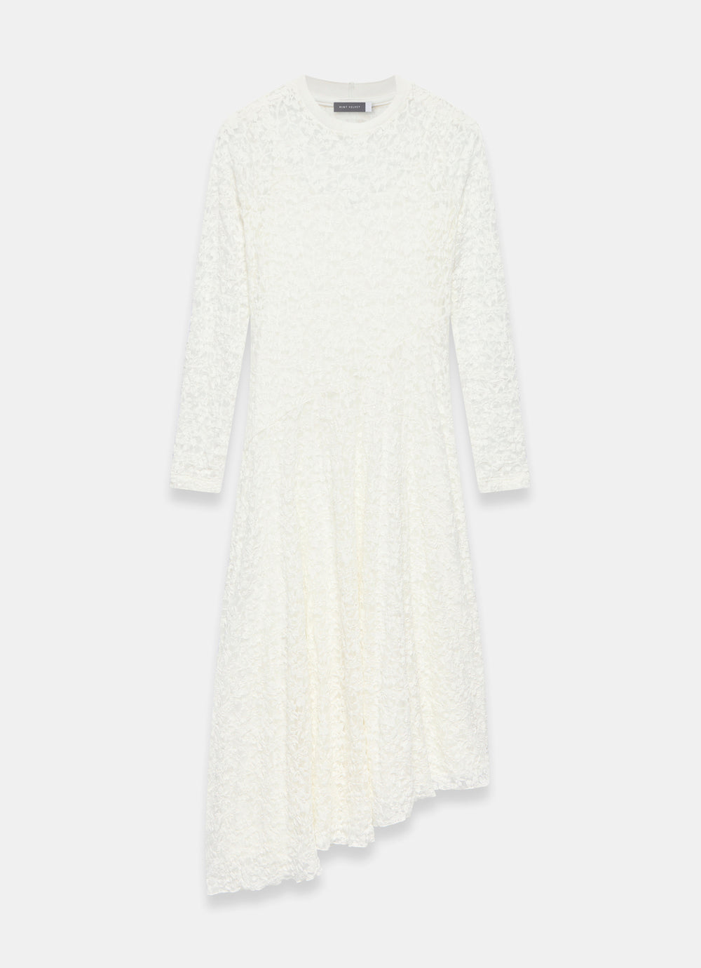 Cream Lace Full Asymmetric Midi Dress – Mint Velvet