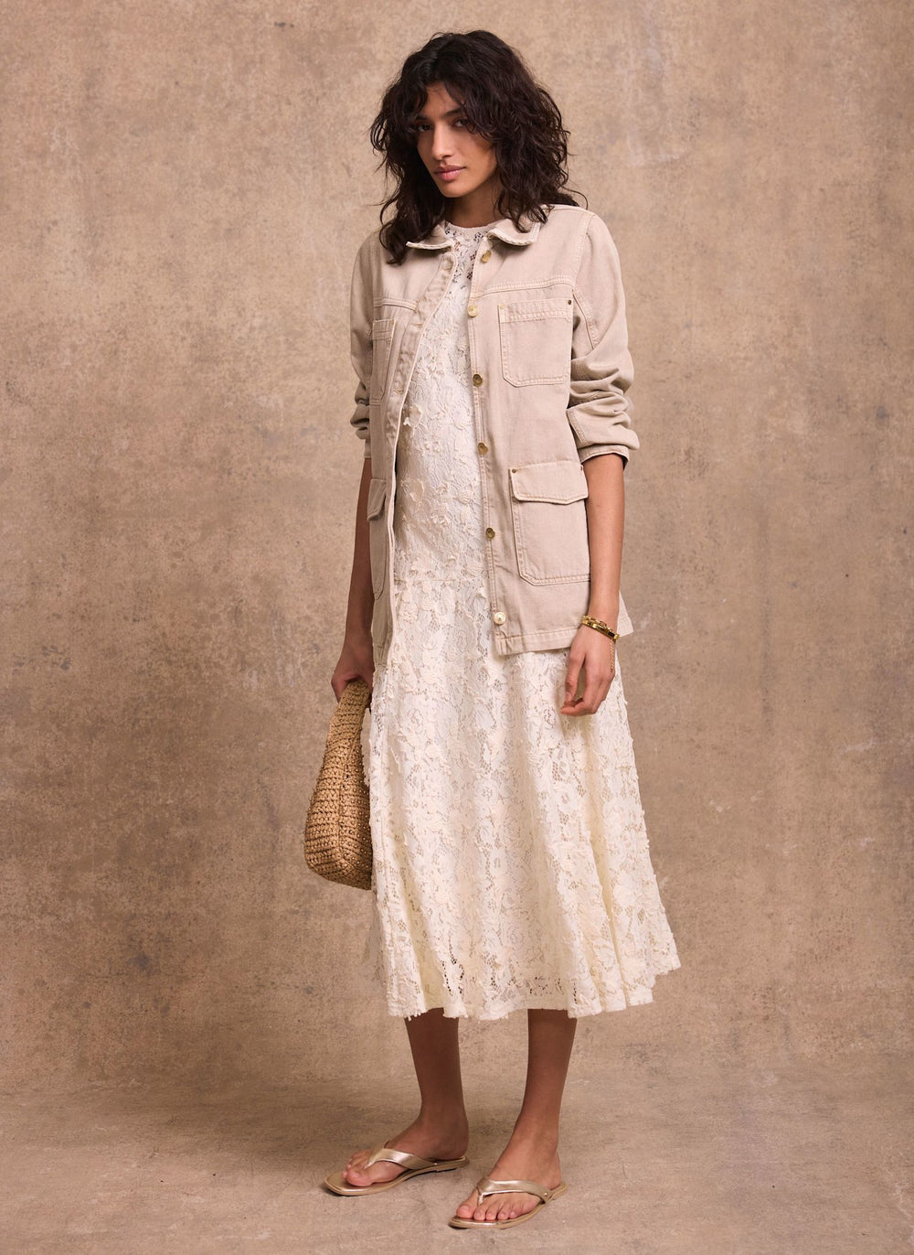 Mint Velvet Women's Lace Maxi Dress - Ivory/Cream - Size 2