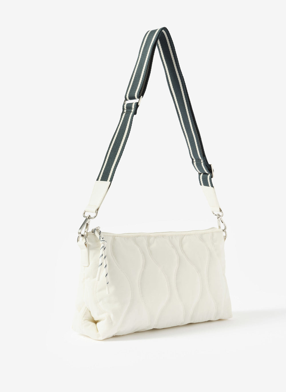 Tia Cream Crossbody Bag