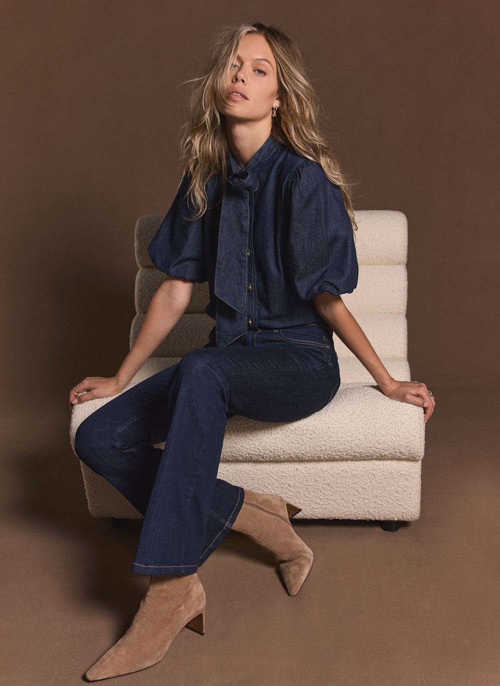 Dark Indigo Flare Jeans