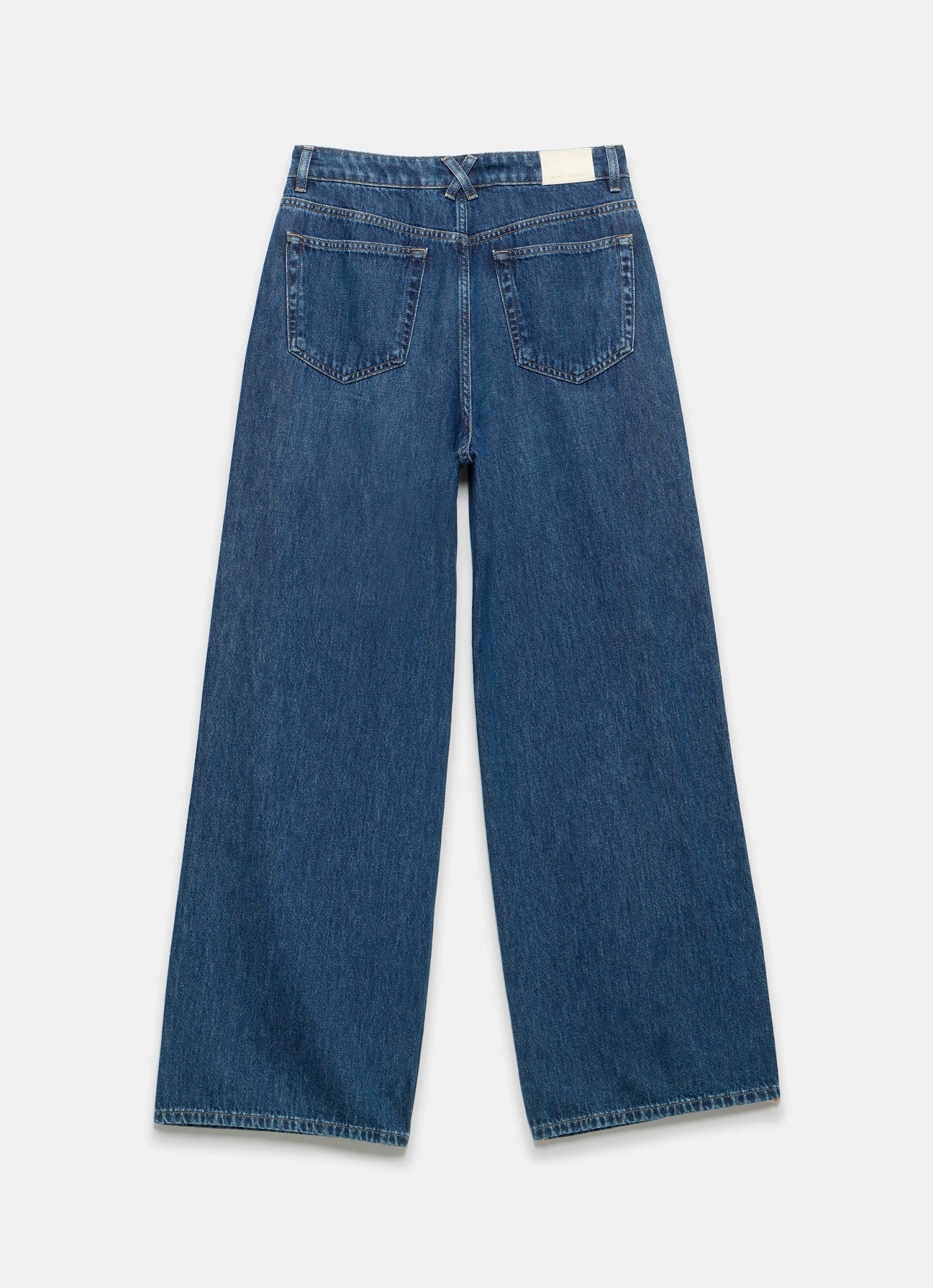 Dark Indigo Super Soft Wide Jeans – Mint Velvet