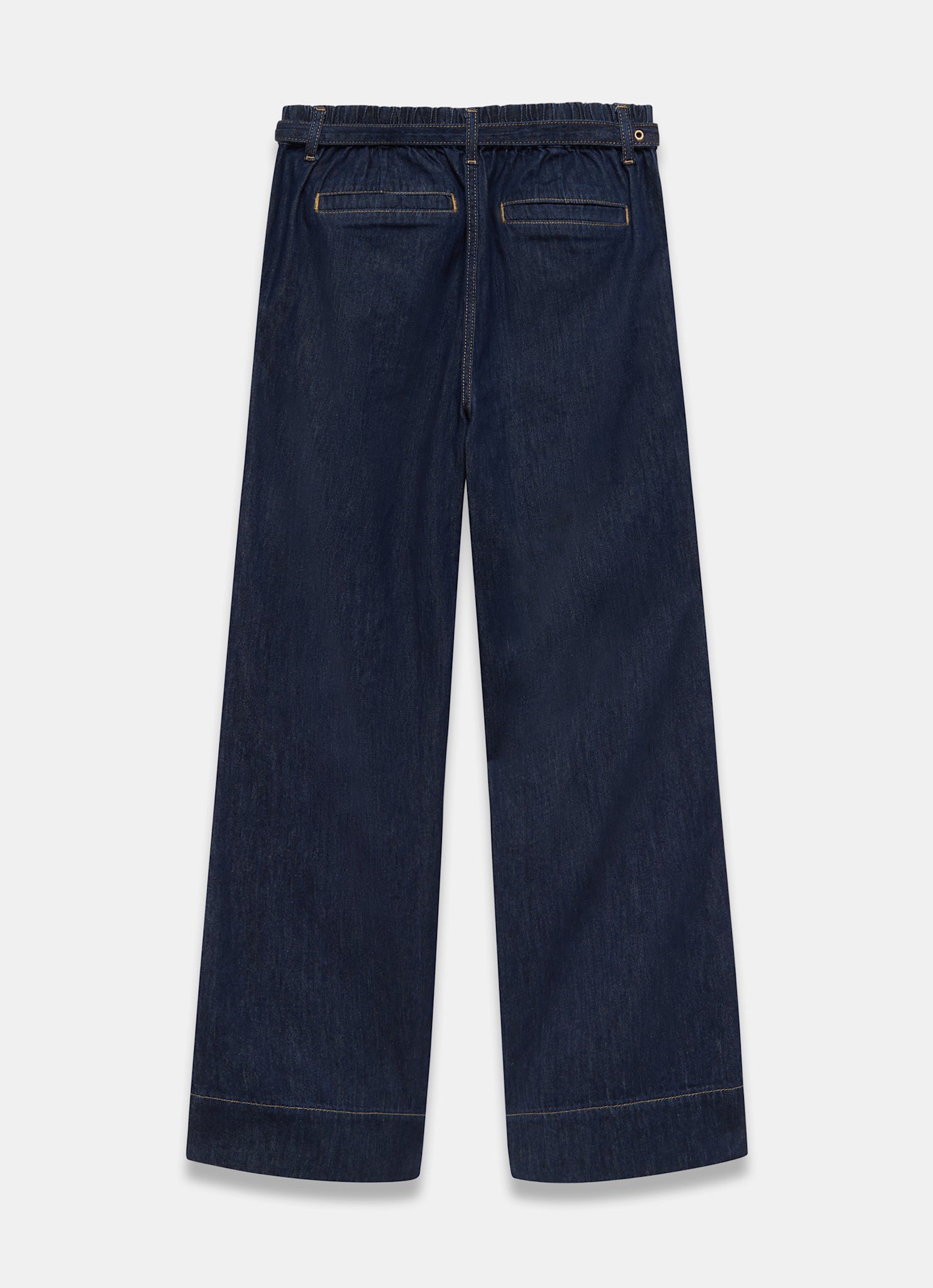 Dark Indigo Clean Wide Leg Jeans – Mint Velvet