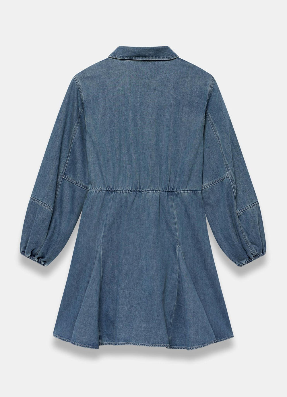 Mint Velvet Mid Blue Denim Long Sleeve Mini Shirt Dress | Size 12 | Blue | Long Sleeve Mint Velvet Mid Blue Denim Long Sleeve Mini Shirt Dress | Size 12 | Blue | Long Sleeve