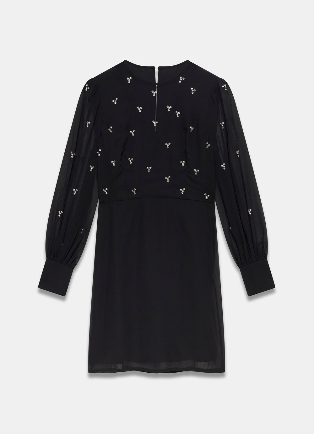 chinese dress ladies Black Diamante Detail Mini Dress – Mint Velvet