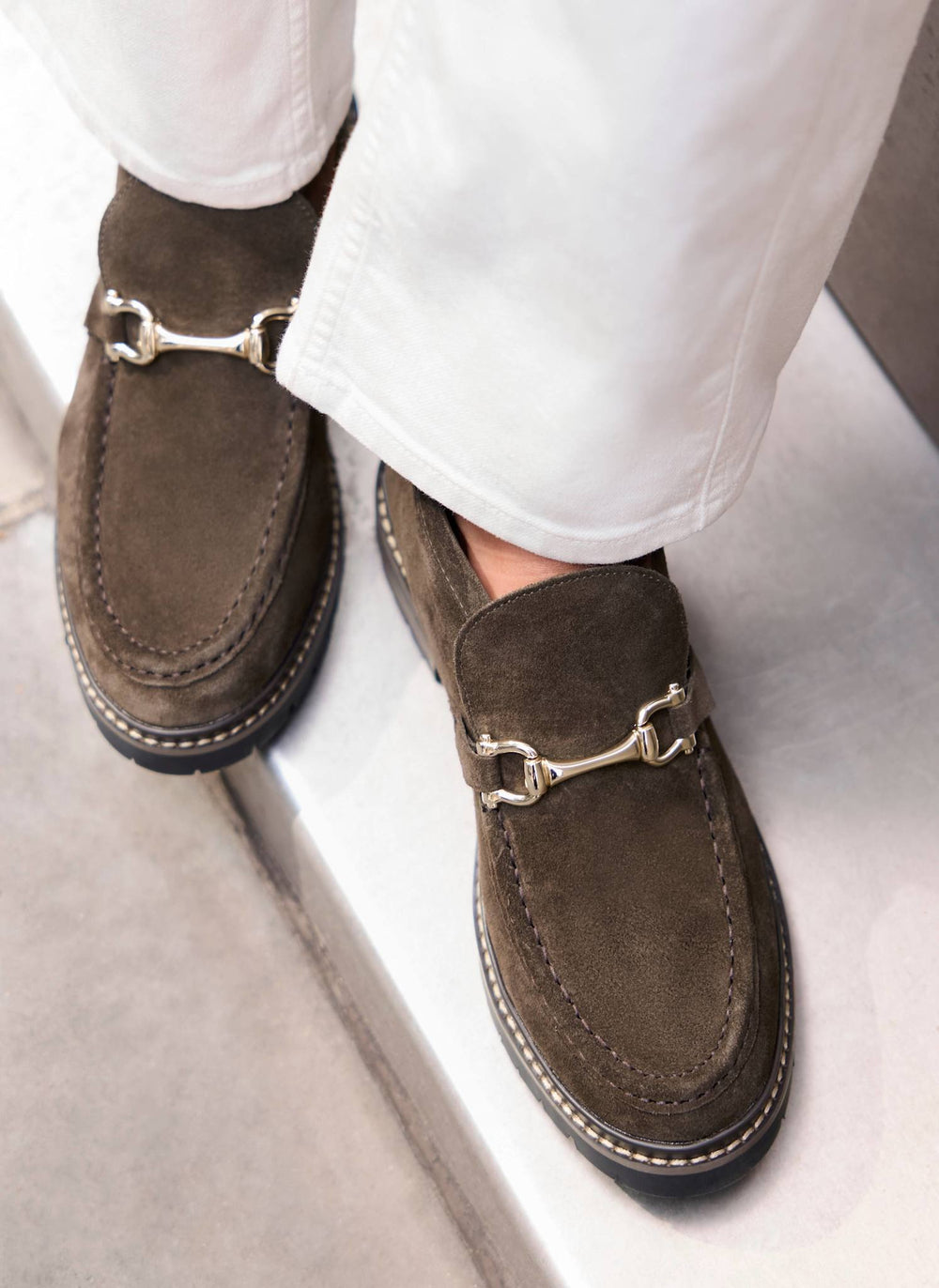 Effie Brown Suede Loafer Boots – Mint Velvet